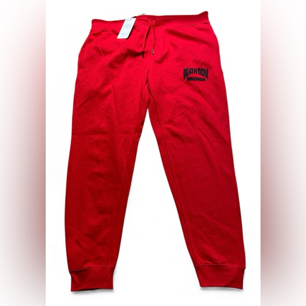 Crooks And Castles Death Row Records Men's Red Sweatpants 2XL Snoop Dogg NWT